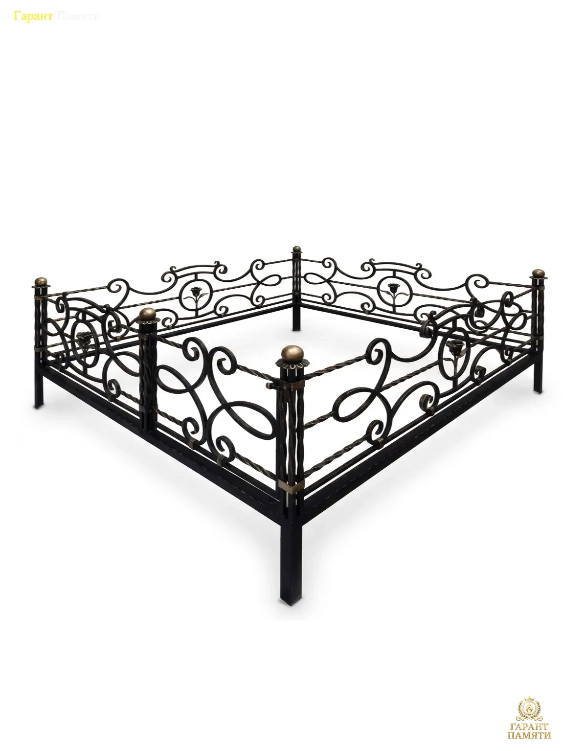 Кованая ограда Роза